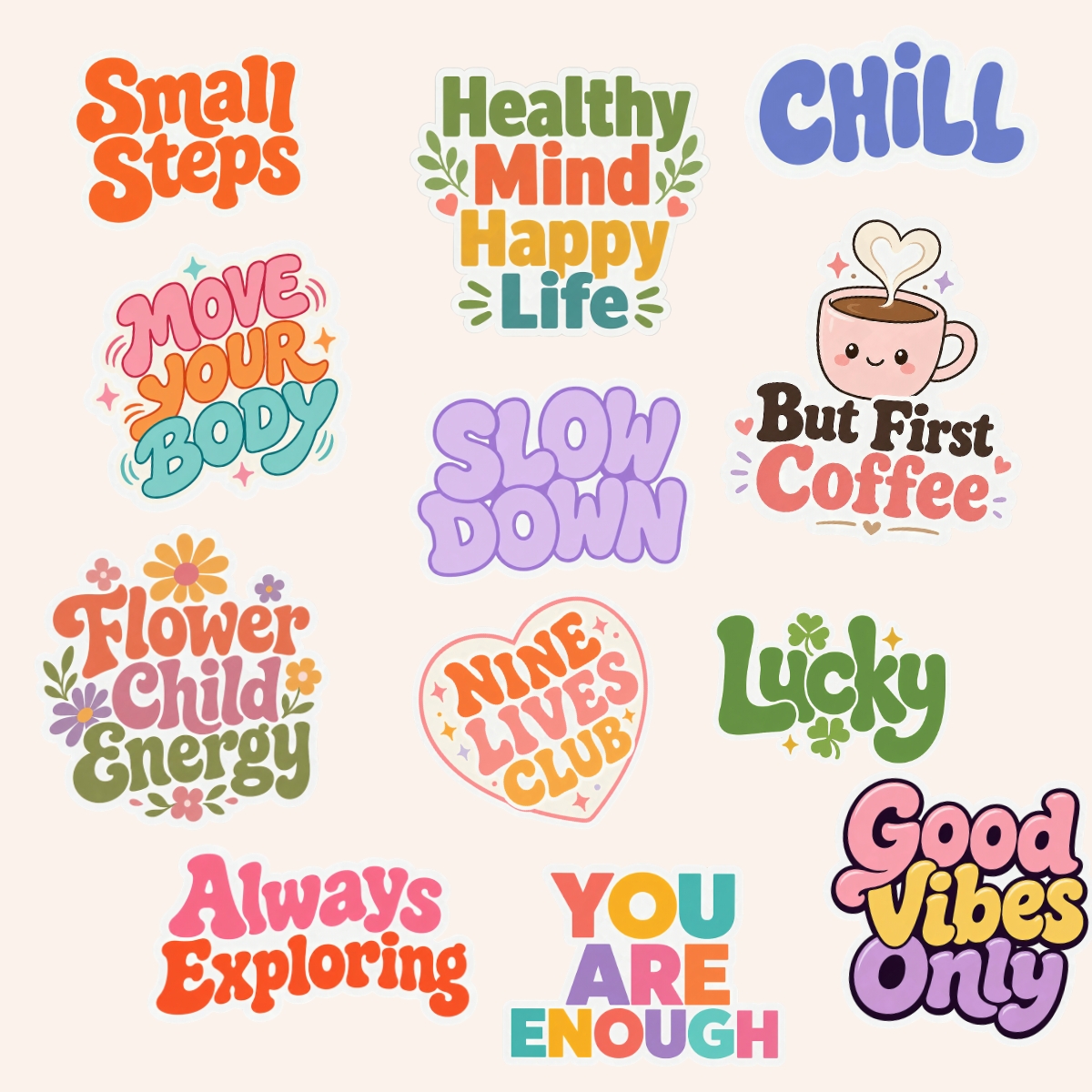 Kawaii Text Elements